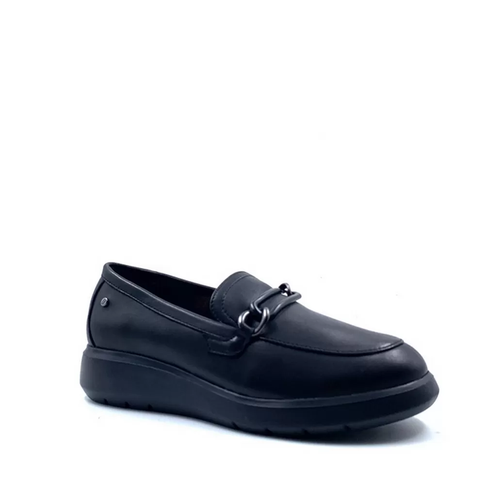 Γυναικεία  Loafers IL52536A-062 Moka chain Leather